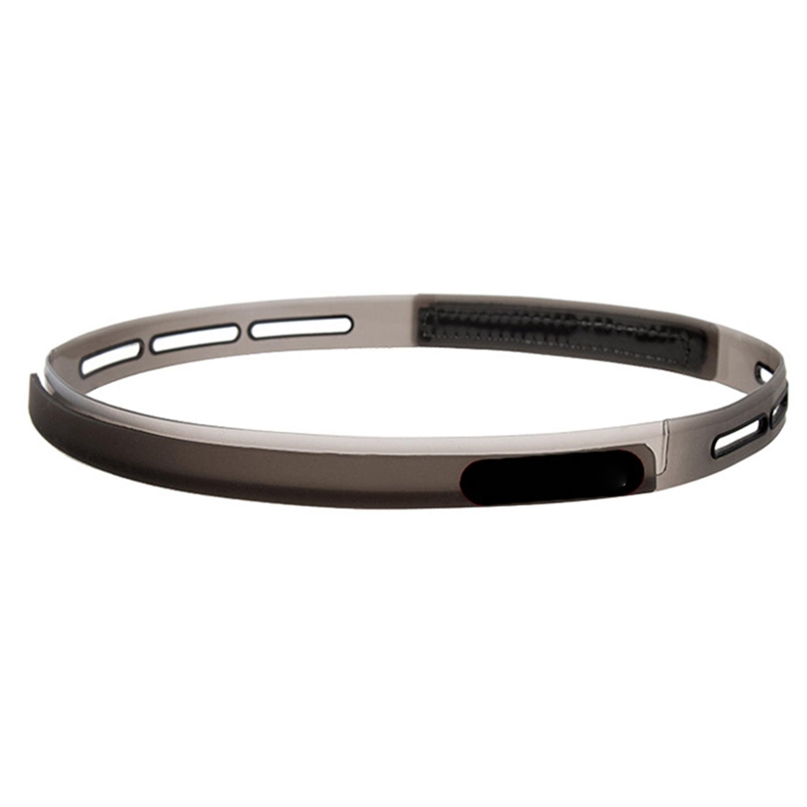 

Эластичные спортивные повязки на голову для атлетики, упражнений, спорта, футбола, с нескользящим силиконовым захватом, тонкая повязка на голову, мини-напульсник, головной убор чёрный