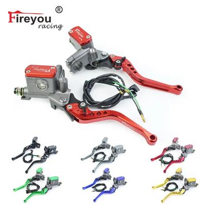 Brzdová pumpa Hlavný valec Motocyklová páčka Riadidlá Hydraulická spojka Pretekársky motocykel 22mm Pre Yamaha Kawasaki Suzuki