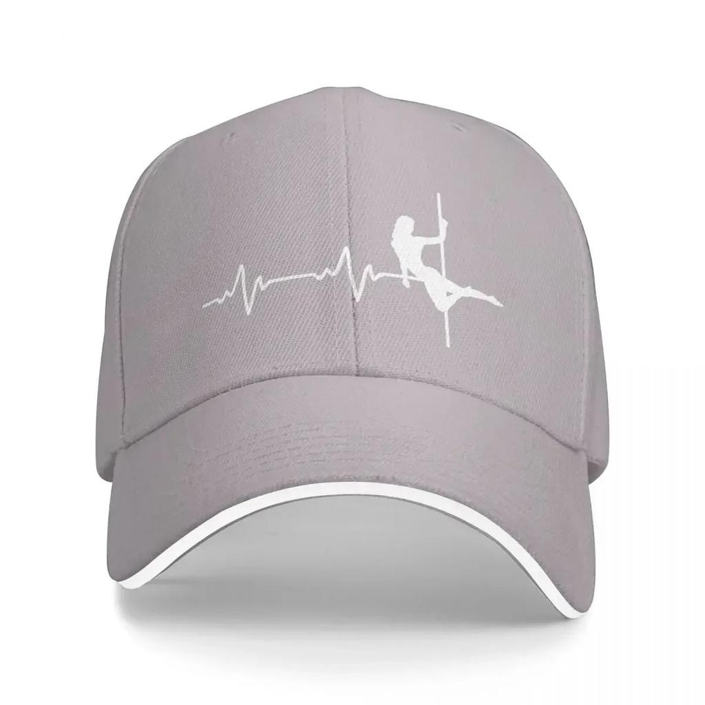 Heartbeat Pole Dance Pole Fitness Baseball Cap sun hat New In Hat summer hat For Women Unisexs