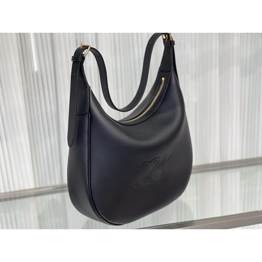 Women's Bag 2024 New Arc De Triomphe Moon Bag Large Capacity Commuter Underarm Bag Retro Messenger Bag Versatile Shoulder