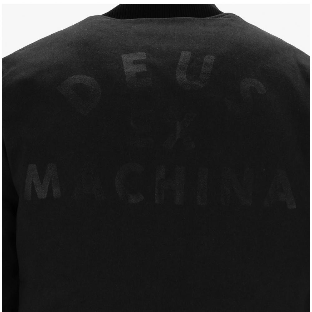 DeuS X Makina Dmf246594 Nero Amico dei Cavalieri Amico dei Cavalieri Bomber Giacca da Uomo
