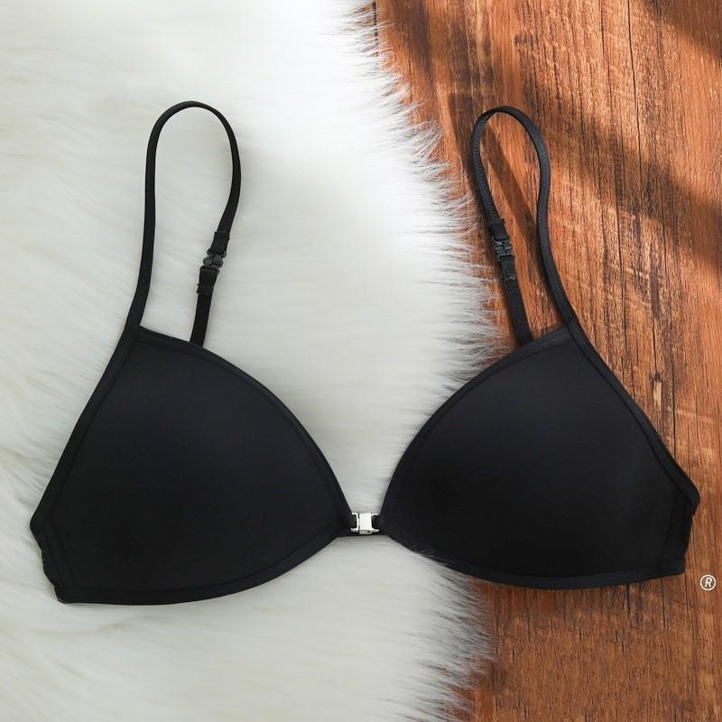 Allofme Women French Triangle Cup Underwear Traceless and Wireless Lingerie Beautiful Back Bra