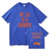 The Life of a Showgirl Print Tshirts Unisexs Unisex Clothing Casual Oversized Short Sleeve TShirt High Quality Cotton Tshirt Tops