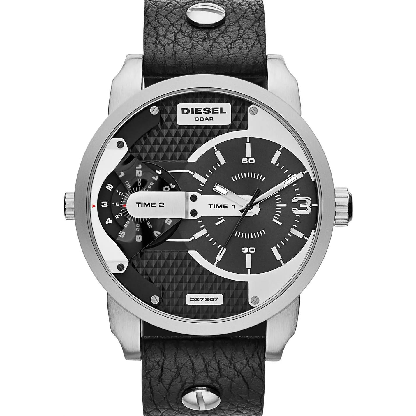Diesel Men`s Daddy Quartz Watch Black