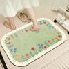 Bathroom absorbent diatom mud toilet  doormat toilet toilet floor mat toilet carpet