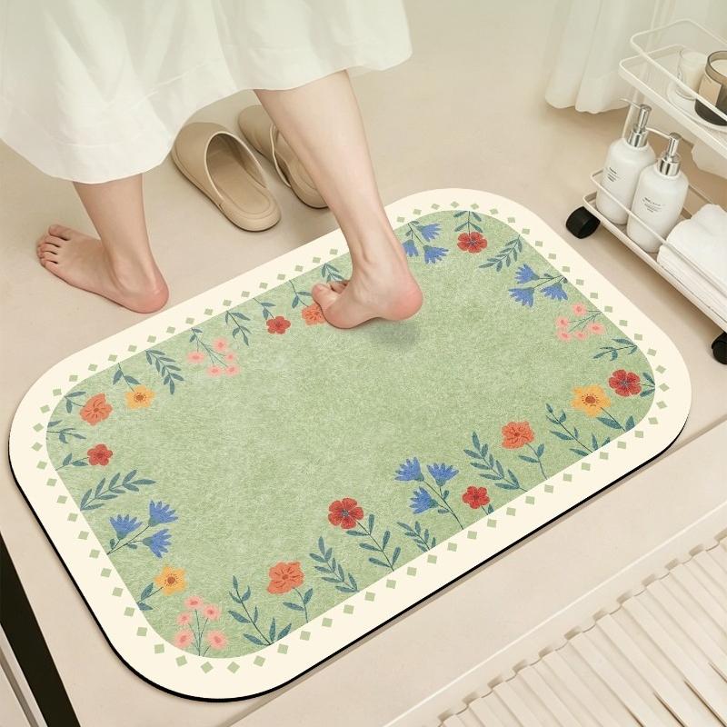 Bathroom absorbent diatom mud toilet doormat toilet toilet floor mat toilet carpet