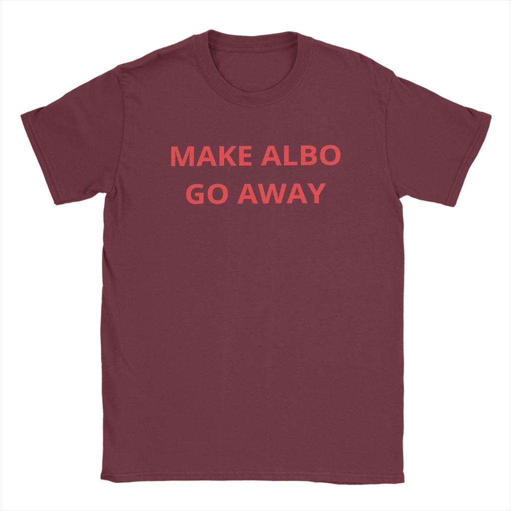 MAGA Mach Albo Weg T-Shirt Hip Hop T-Shirts Kurzärmelig Y2K Lässige Tops Sommer 100% Baumwolle Rundhals 4XL 5XL 6XL Kleidung