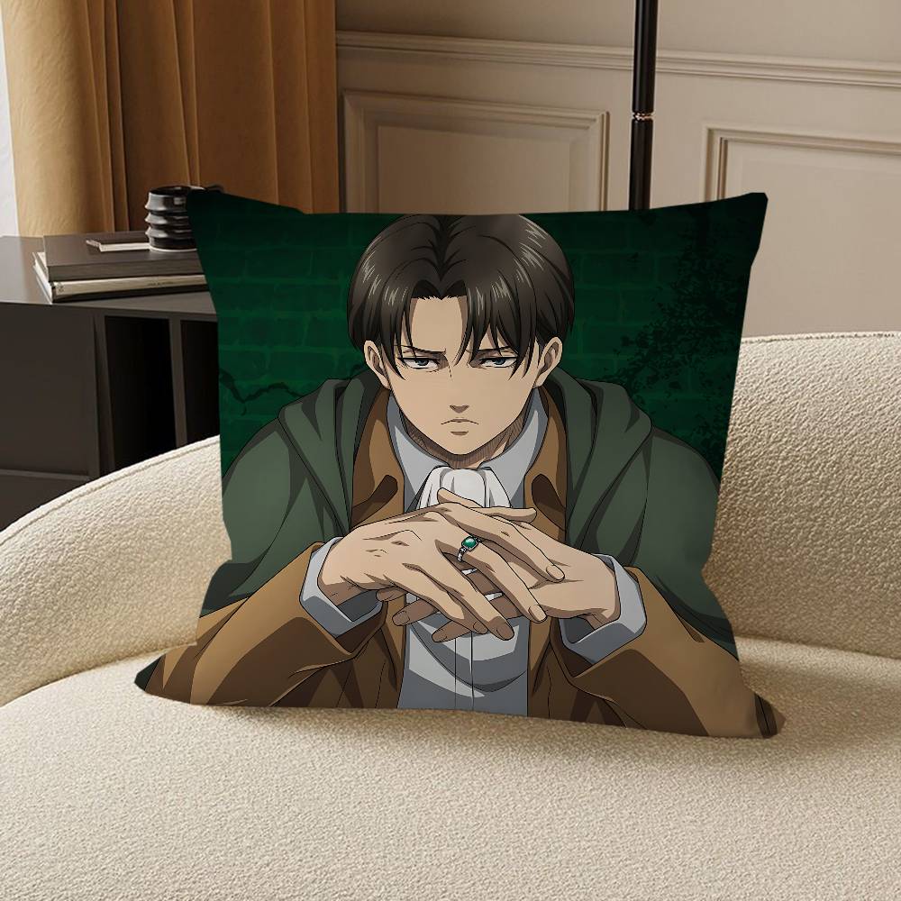 Levi Ackerman Kissenbezug für Schlafzimmer und Wohnzimmer Sofa Dekokissenbezug