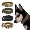 Adjustable Nylon Tactical Dog Collar for Medium & Large Dogs