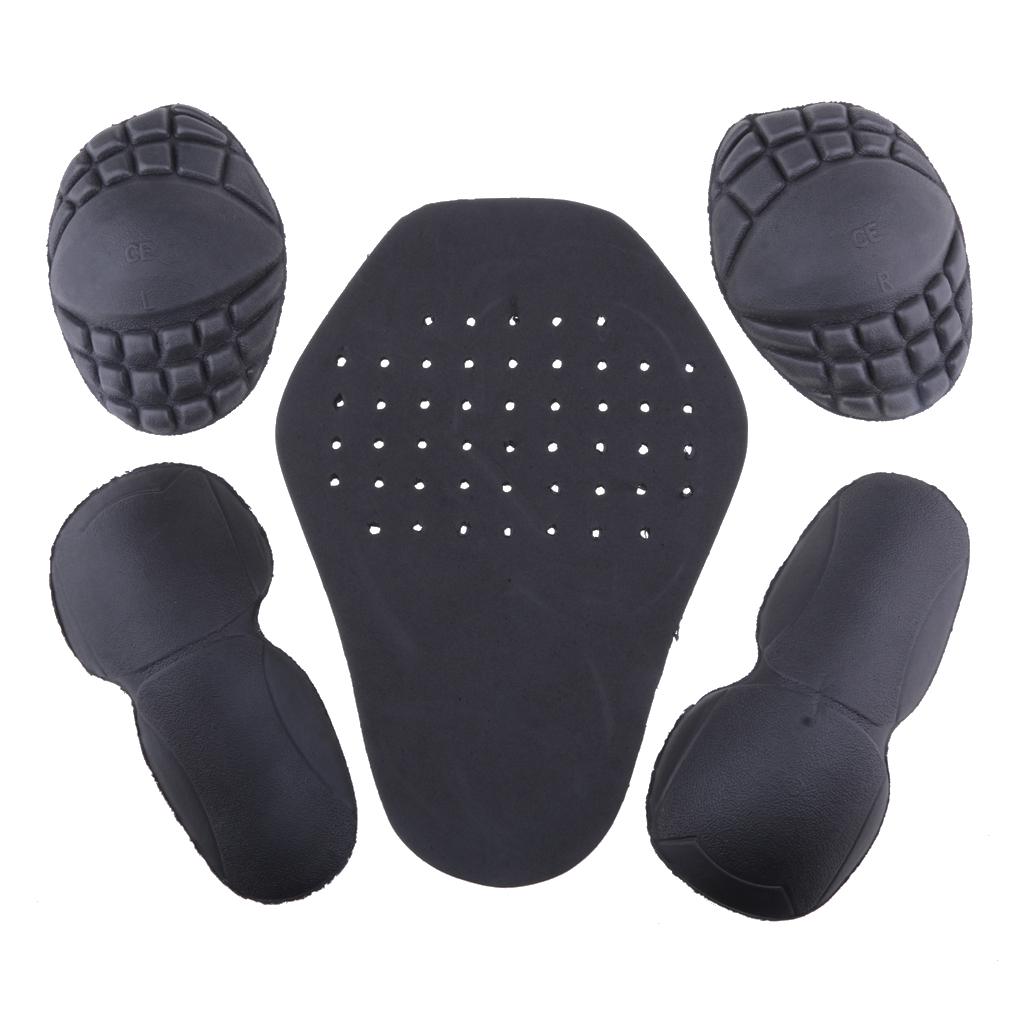 Motorcycle Elbow Back Shoulder Chest Protection Pad EVA Body Protective Gear Full Set for Motorcycle Bike Riding Skiing Skating