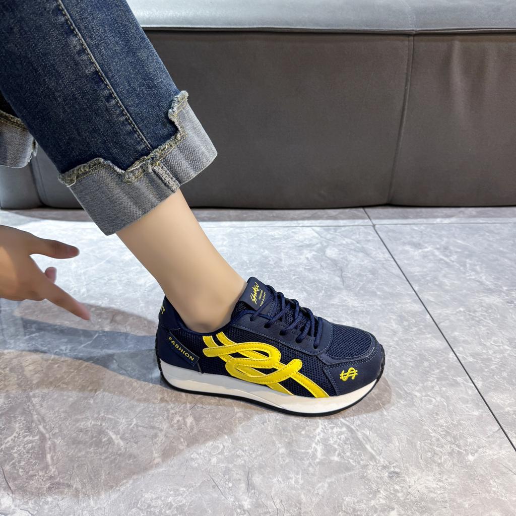 Retro German Training Shoes Women's 2025 Autumn New Versatile Breathable Mesh Casual Platform Sports Forrest Gump Shoes Casual Shoes