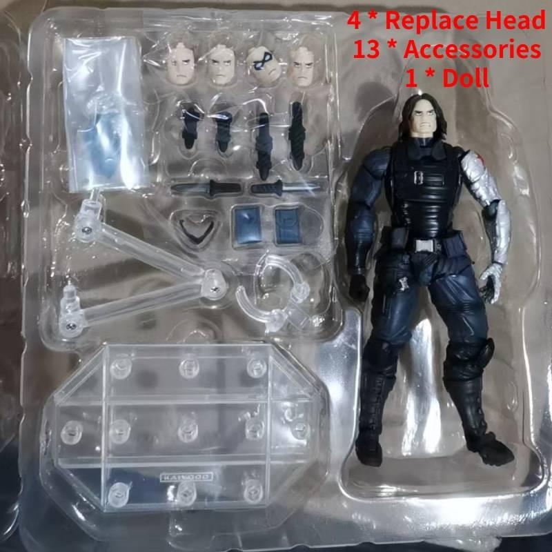 

Soldier Winter Bucky Barnes Character Model Toy Cartoon Children Decoration Doll