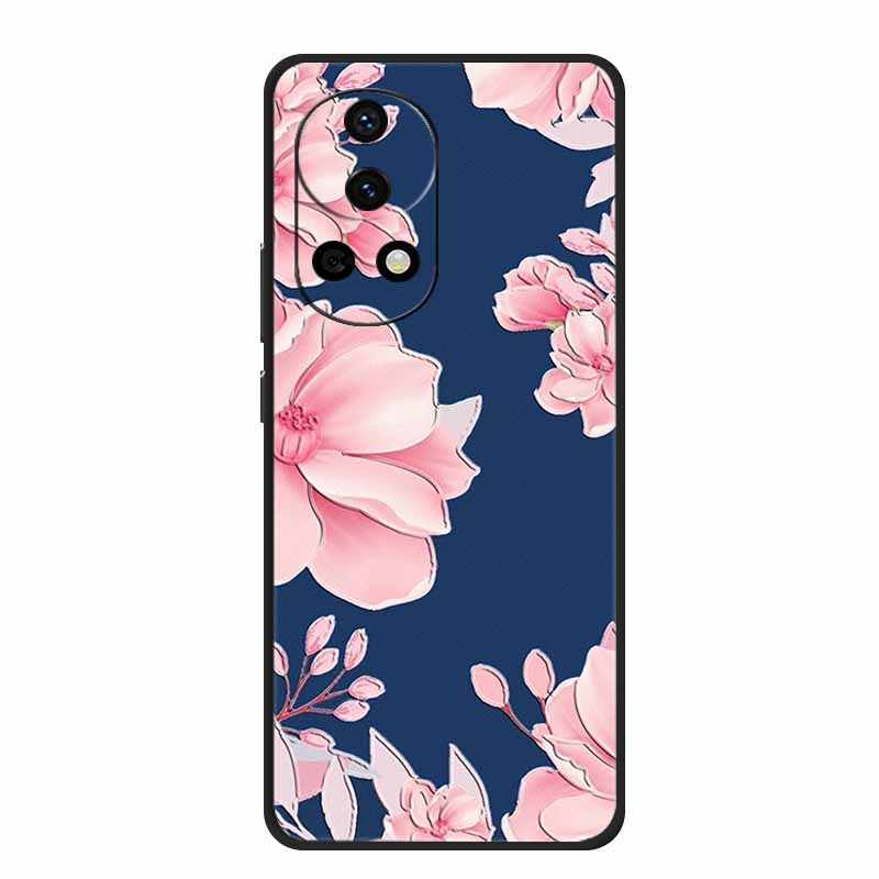 

For Huawei Nova 13 5G Case Nova13 Bag 3D Emboss Flowers Black Silicone Soft Back Cover Case For Huawei Nova 12 Ultra 12 Pro Case Nova 13