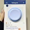Cute Flower Pop Phone Grip Strong Magnetic For MagSafe Holder Liquid Silicone Stand For iPhone 17 Samsung Google Universal