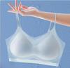 Women's Ultra-Thin Breathable Ice Silk Halter Bralette - Seamless Back Wrap Bra for Small Chest Lift & Support Lightweight Comfort