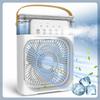 New 3 In 1 Fan AIr Conditioner Household Mini Air Cooler LED Night Light Portable Humidifier Air Adjustment Fan Office Home Fan