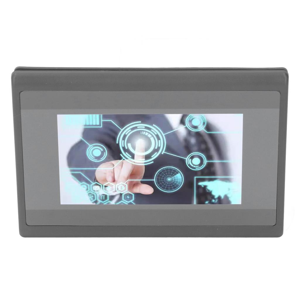 4.3in HMI PLC Touch Screen Transistor Output Switch Counts 12 in 8 Out for FX3U 20 40 48MRT DC24V