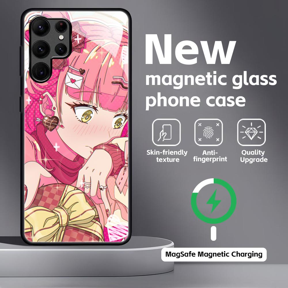 You and I Are Polar Opposites Phone Case For Samsung S25 S24 S23 S22 S21 S20 Plus Ultra Note20 Glass Magnetic Case