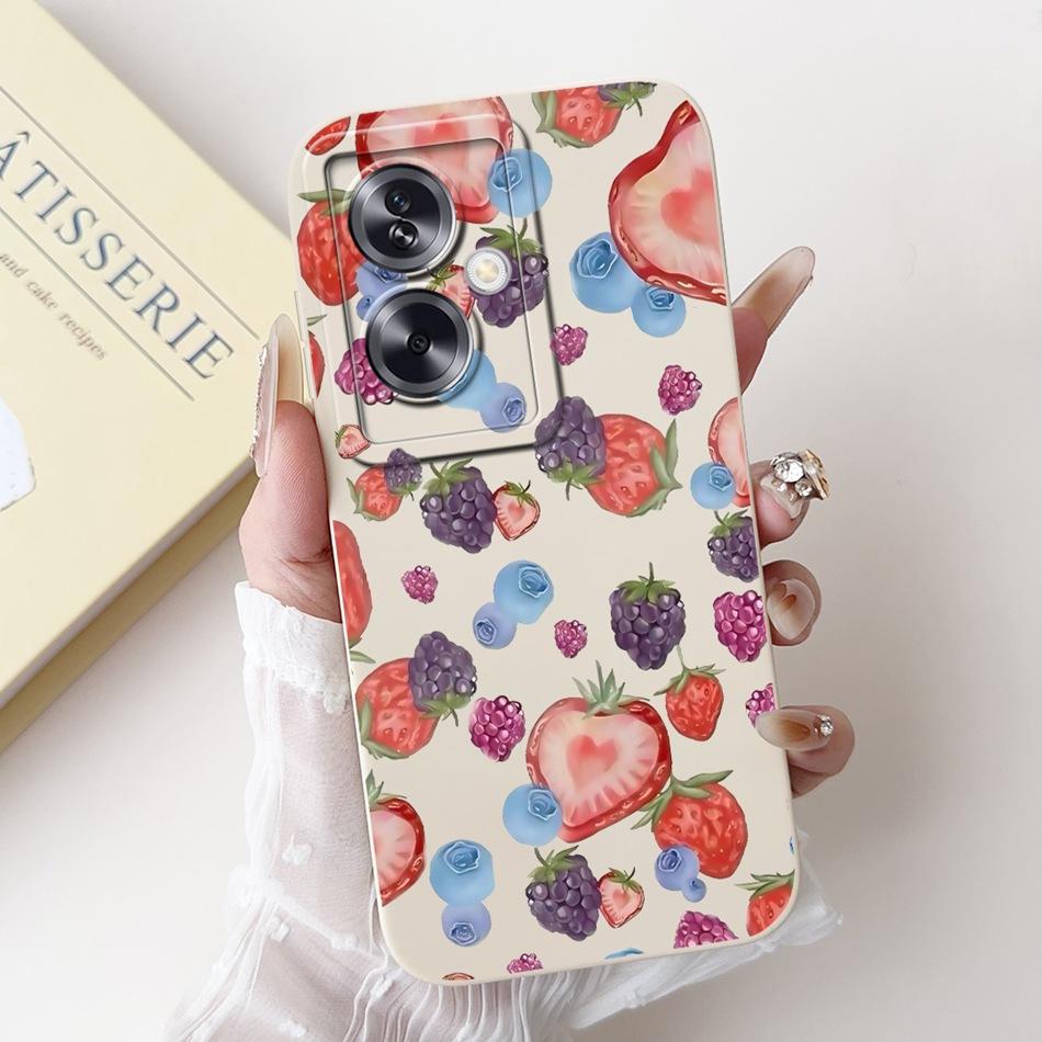 For OPPO A79 5G Beautiful Bow Rose Painting Phone Case For Oppo A79 5G CPH2553 CPH2557 Shockproof Soft Silicone Cases