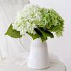Green Hydrangea Artificial Flowers Like Real Hydrangea Flowers Decoration Wedding Arrangement Flowers Decor Bridal Bouquet 3Pcs