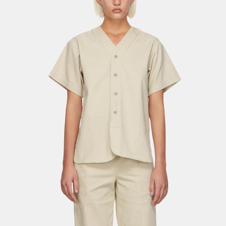 Fear Of God Essentials Ss22 Boy Scout Shirt Women Shirts Wheat FOG-SS22-217