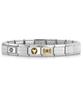 Nomination Bracelet Steel Composable Silver Ribbon Set Steel-Set64