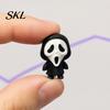 Decorative Car Console Ornament 3D Printed Scream Ghost Face Ornament, Mini Desktop Statue for Halloween Eye-catching Scary Figurine Decoration, Funny