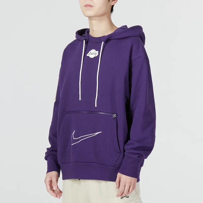 Nike Sweatshirts Men's Purple Hooded Moderate Regular (Unisex) Sweatshirts DR2420 535