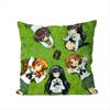 GGIRLS Und PANZER Pillow Case For Car Sofa Decorative Home Doublesided Print Plush Square Throw Pillow Cushion Cover