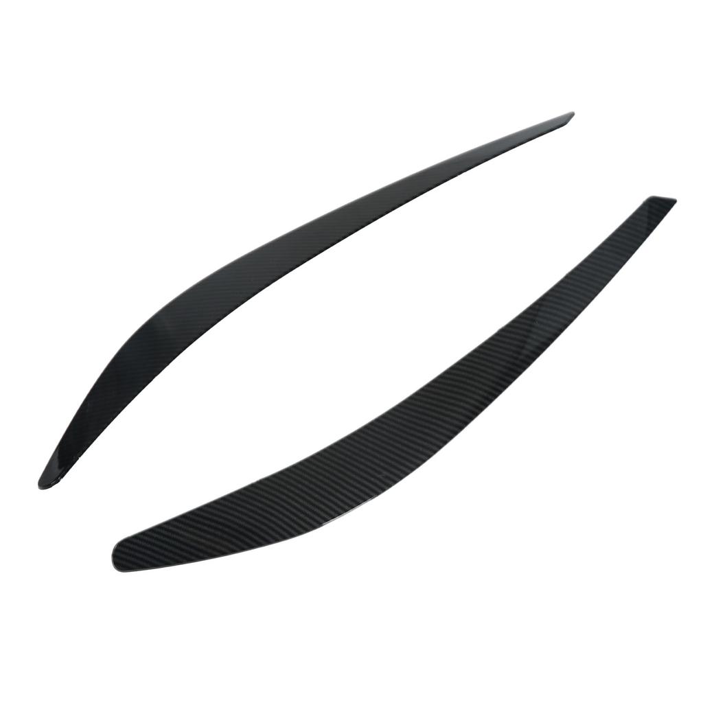 2pcs Headlight Eyebrow Eyelids Trim Decoration Replacement for VF I II 2013‑2017