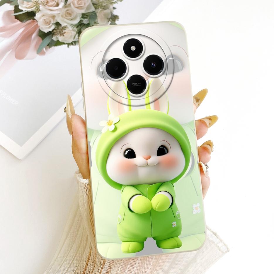 Per Xiaomi Redmi 14C Custodia PocoC75 Carina Cover Cartoon Coniglio Custodie per Telefono Antiurto Per Xiaomi Poco C75 C 75 Redmi14C Morbide Fundas