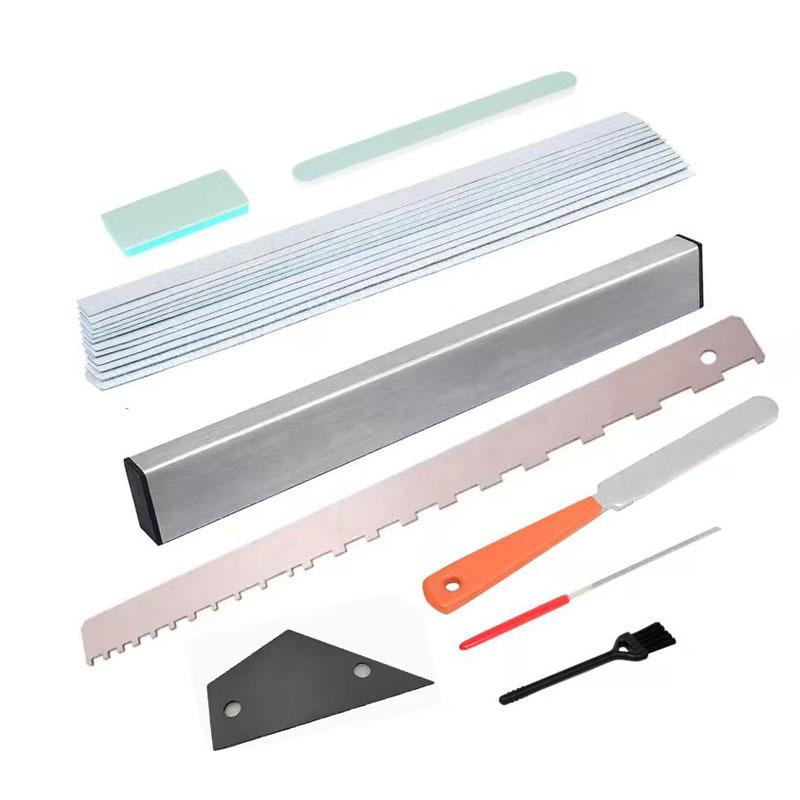 Guitar Polishing and Sanding Tools Guitar Neck Gauge Guitar File Guitar Neck Notch Gauge Guitar Measuring Ruler