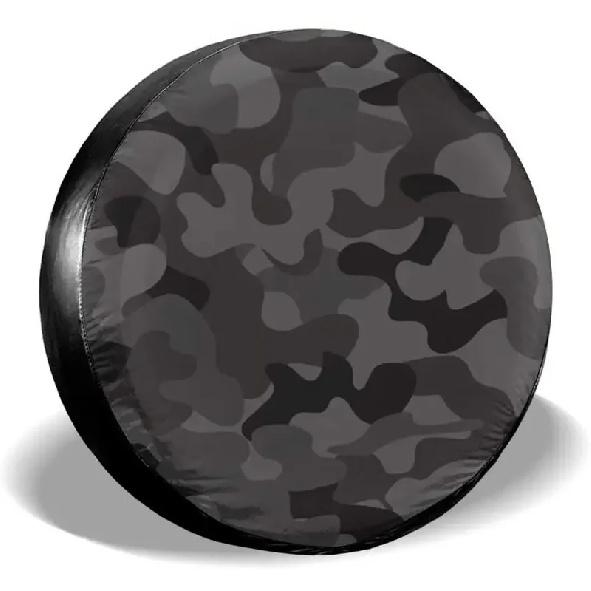 Camo Pink Camouflage Spare Tire Cover Waterproof Dust-Proof UV Sun Wheel Tire Cover Fit for Trailer 16 Inch Car Accessories
