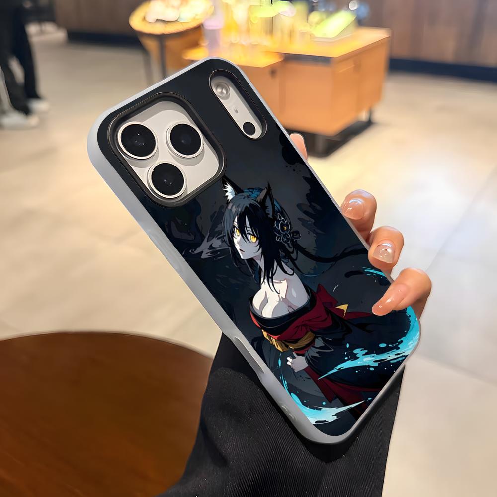 

H-high Sschool D-D Kuroka Phone Case For IPhone 17 Air 16 E 15 14 Plus 13 12 11 Pro Max Jelly 2 In 1 Protective Case iPhone 12 Pro Max