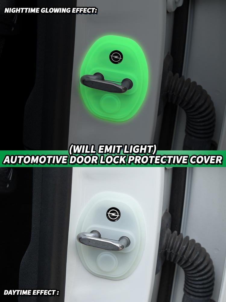 BSXU8 4pcs Car Styling Auto Protect Door Lock Cover Stickers Accessories Case For Opel Insignia Astra Antara Meriva Zafira H G Corsa