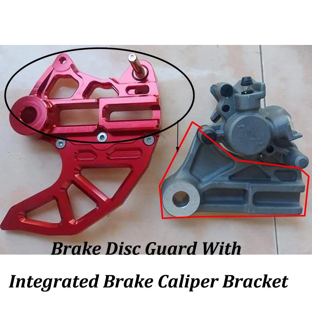 CNC Integrated Rear Brake Disc Guard Protector For Honda CRF250L CRF250M /S CRF300L CRF 250L 300L Rally 2012-2020 2021 2022 2023