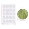 200 Pcs Eyelash Extension Adhesive Glue Pallet Sticker Pads, Disposable Waterproof Adhesive Holder Pad and 1 Pcs Eyelash Extension Jade Stone