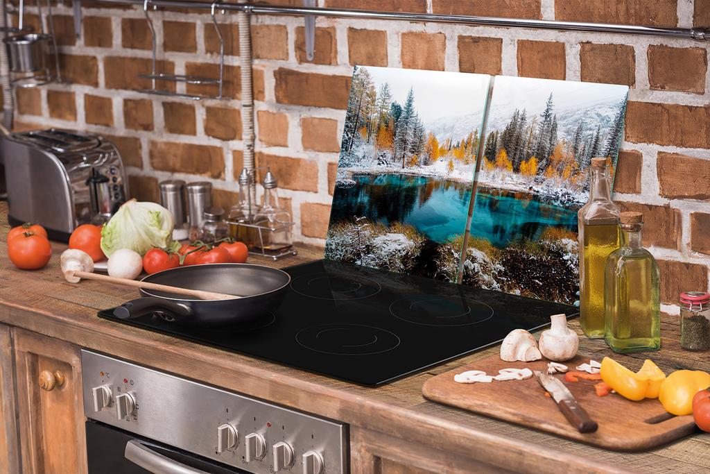 SZKLANA PŁYTA OCHRONNA NA KUCHENKĘ 75x52 WIDOK