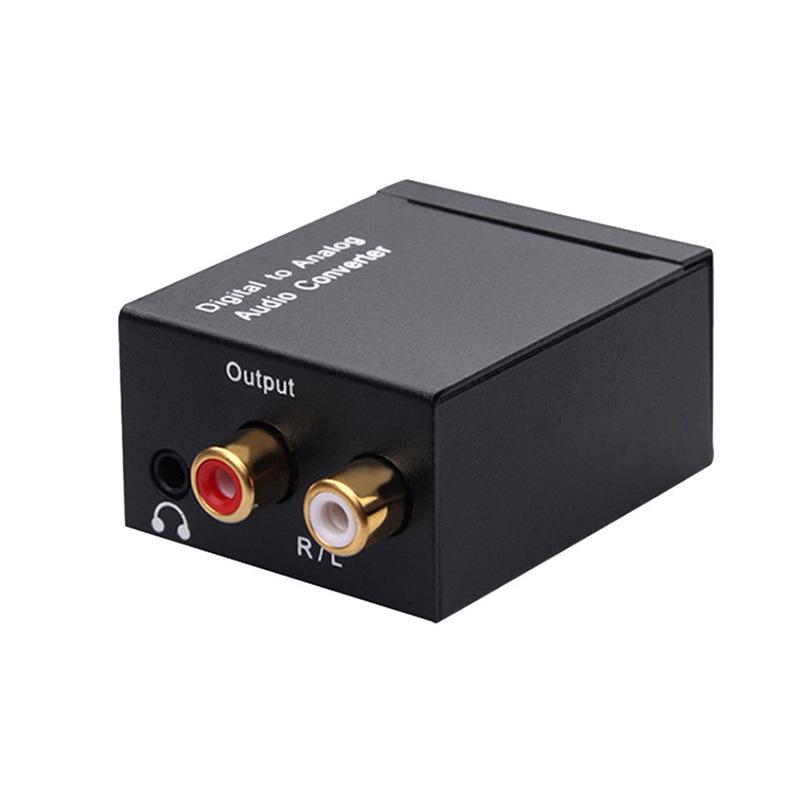 

Digital to Analog Audio Converter with Coaxial & Optical Inputs, 3.5mm Headphone Jack, Plug & Play Digital to Analog