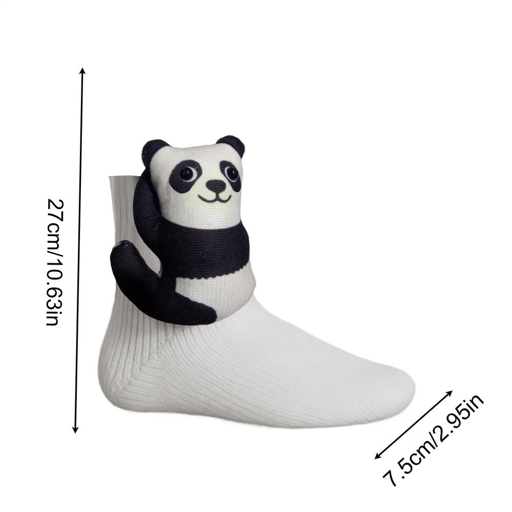 3D Knit Animal Socks Foot Warm Supplies 3D Novelty Knitted Socks for Women Kid Adult Winter Fall Christmas Birthday Indoor Home