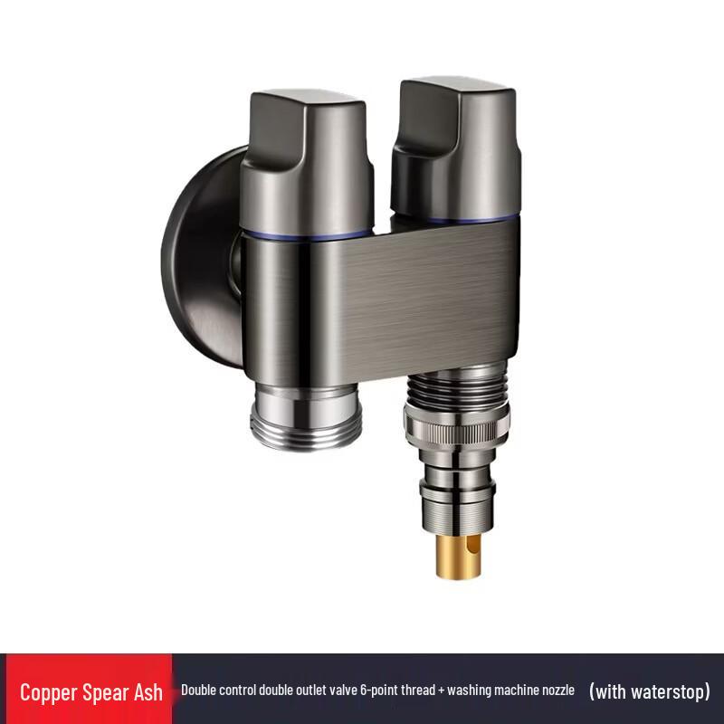TLXT Stainless Steel Automatic Stop Faucet, Single Outlet
