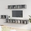 VidaXL Ensemble de meubles TV 5 pcs Sonoma gris Bois d'ingénierie 3114436