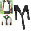 Golf Çantası Askısı Yedek Ergonomik Kaymaz Rahat Çift Omuz Ayarlanabilir Askı Siyah