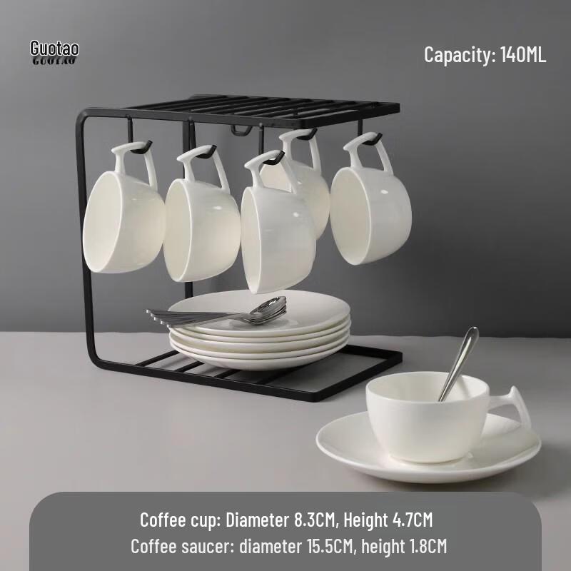 

HANDUNYOU European Style Coffee Cup and Saucer Set