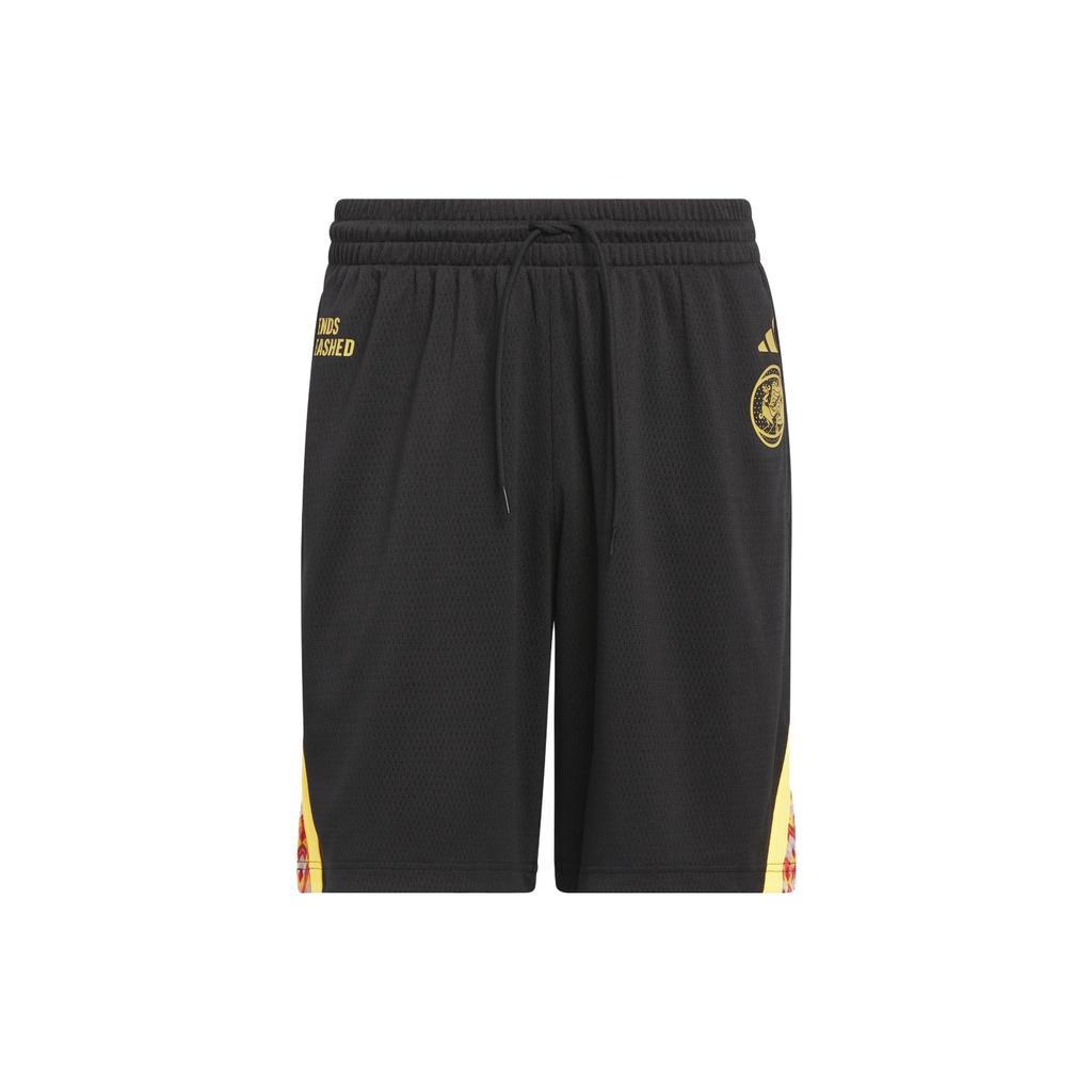 Adidas Select Pattern Print Colorblock Basketball Shorts Men Bottoms Black IS0607