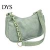 Corduroy Top Handle Bag Women Shoulder Stylish Crescent Handbag Simple Armpit for Shopping Commuting Dating Casual Underarm