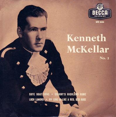 7inch Record KENNETH MCKELLAR - No. 2 DFE6394 Decca 1959 UK Country/Folk Used