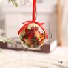 Foam Christmas Balls With Reindeer Snowflake And Santa For Holiday Decor Tree