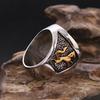 Fashion Vintage Nordic Viking Wolf Ring for Men Stainless Steel Ice Wolf House Stark Winterfell Animal Rings Punk Jewelry Gifts
