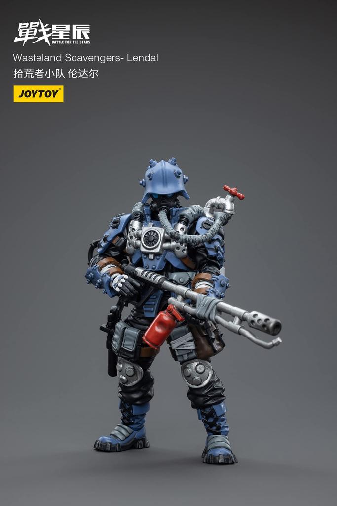 JOYTOY Senseishin Wilderness Scavenger Corps Rendall Scale PVC ABS Malovaná Pohyblivá Figurka 1/18 &